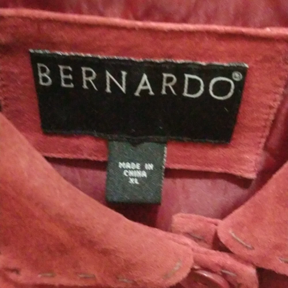Red Suede Jacket - Picture 2 of 2